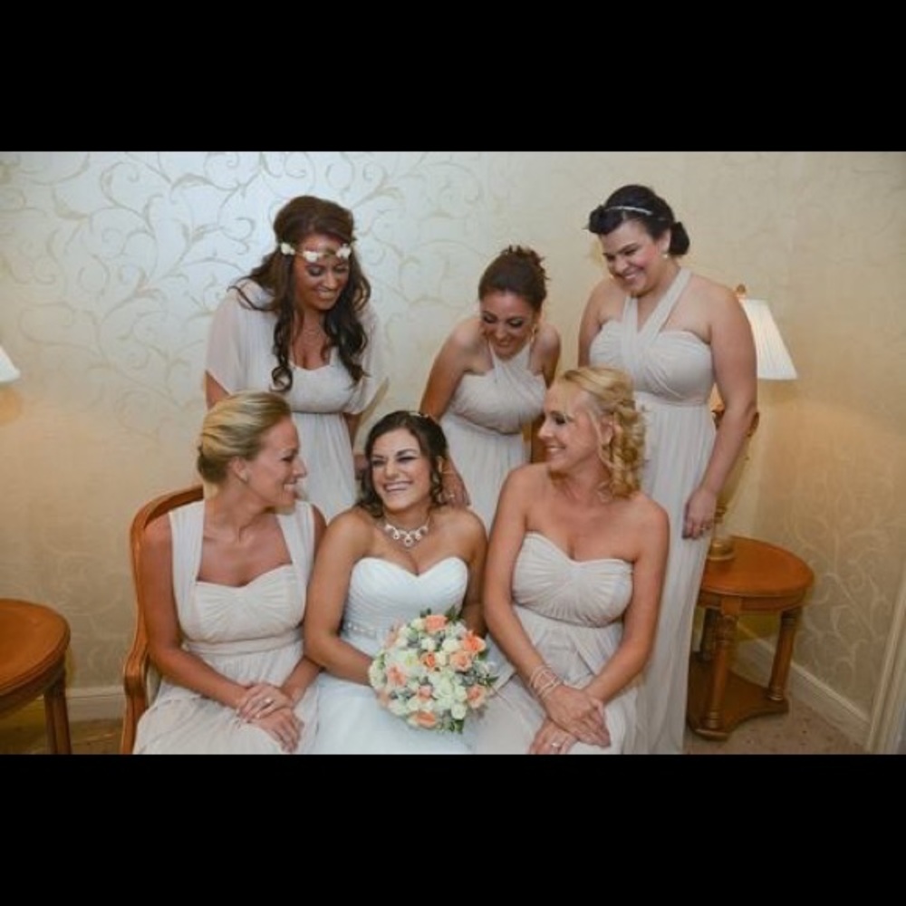 David’s bridal bridesmaid dress